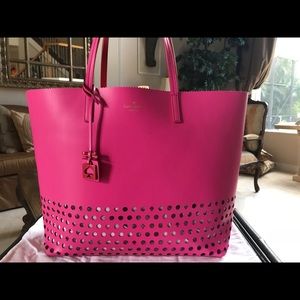 KATE SPADE Gigantic PINK Leather SHOULDER BAG